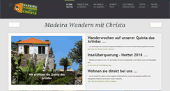 Desktop Screenshot of madeirawandern.com
